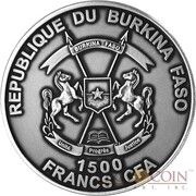 1500 Francs CFA Solar Eclipse obverse image