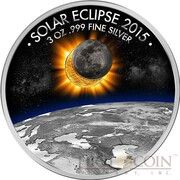 1500 Francs CFA Solar Eclipse, Burkina Faso, 2015 reverse image
