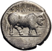 Nomos, Greece (ancient), 405 BC - 385 BC reverse image
