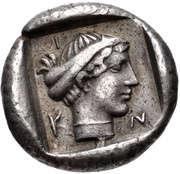 Drachm, Greece (ancient), 411 BC - 404 BC reverse image
