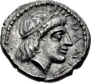 Obol, Greece (ancient), 380 BC - 375 BC reverse image