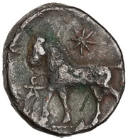 Dichalkon - Pumiathon, Greece (ancient), 362 BC - 312 BC reverse image