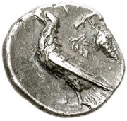 Hemidrachm, Greece (ancient), 330 BC reverse image