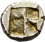 Diobol, Greece (ancient), 521 BC - 478 BC reverse image