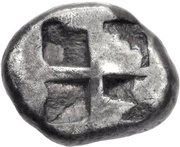 Drachm, Greece (ancient), 500 BC reverse image