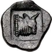Hemiobol, Greece (ancient), 499 BC - 495 BC reverse image