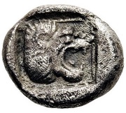Trihemiobol, Greece (ancient), 525 BC - 500 BC reverse image