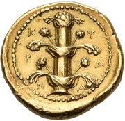 ½ Stater reverse image
