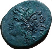 Unit, PB, Æ 20 obverse image