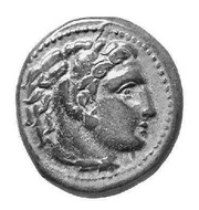 Chalkon In the name of Alexander III; Miletus obverse image