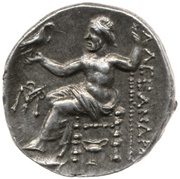 Drachm In the name of Alexander III; Abydos, Greece (ancient), 310 BC - 301 BC reverse image