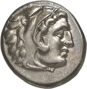 Drachm In the name of Alexander III; Abydos obverse image