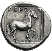 Tetradrachm - Aeropos II, Greece (ancient), 398 BC - 394 BC reverse image