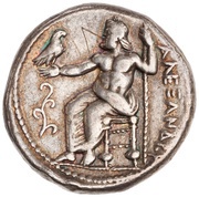 Tetradrachm - Alexander III Amphipolis, Greece (ancient), 336 BC - 323 BC reverse image