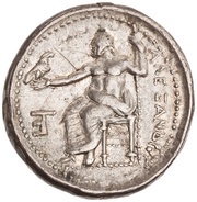 Tetradrachm - Alexander III Amphipolis, Greece (ancient), 336 BC - 323 BC reverse image