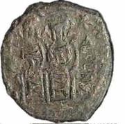 20 Nummi - Justin II and Aelia Sophia Thessalonica; +M type obverse image