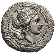 Tetradrachm - First Meris Roman protectorate; Amphipolis obverse image
