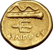 ¼ Stater - Philip II Pella, Greece (ancient), 340 BC - 328 BC reverse image