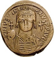 20 Nummi - Justinian I Carthage; S, Bust Facing obverse image