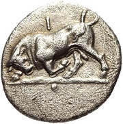 Trihemiobol obverse image