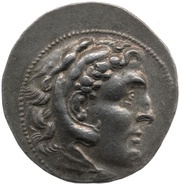 Tetradrachm - Teisylos In the name of Alexander III obverse image
