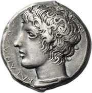 Tetradrachm, Greece (ancient), 405 BC reverse image