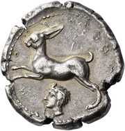 Tetradrachm, Greece (ancient), 412 BC - 408 BC reverse image