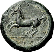 Dilitron - Timoleon, Third Democracy, Greece (ancient), 344 BC - 317 BC reverse image