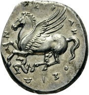 Stater - Agathokles, Greece (ancient), 317 BC - 305 BC reverse image