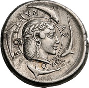 Tetradrachm, Greece (ancient), 465 BC reverse image
