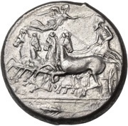 Tetradrachm - Dionysius I obverse image