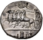 Dekadrachm - Dionysios I obverse image
