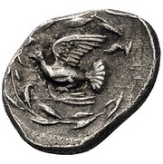 Hemiobol, Greece (ancient), 431 BC - 400 BC reverse image