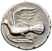Triobol, Greece (ancient), 350 BC - 340 BC reverse image