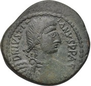 40 Nummi - Justinian I Carthage; Bust Right obverse image
