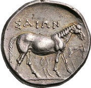 Drachm, Greece (ancient), 380 BC - 365 BC reverse image