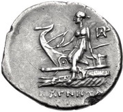 Drachm, Greece (ancient), 168 BC - 140 BC reverse image