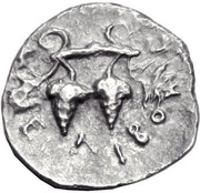 Obol, Greece (ancient), 352 BC - 344 BC reverse image