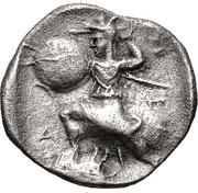 Obol, Greece (ancient), 450 BC - 400 BC reverse image