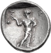 Obol, Greece (ancient), 440 BC - 400 BC reverse image