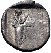 Obol, Greece (ancient), 440 BC - 400 BC reverse image