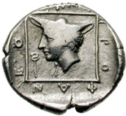 Tetrobol - Herophaneos, Greece (ancient), 410 BC - 385 BC reverse image