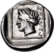 Tetrobol - Protes, Greece (ancient), 395 BC - 360 BC reverse image
