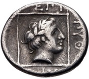 Drachm - Pytho[...], Greece (ancient), 336 BC - 311 BC reverse image
