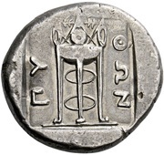 Stater - Python, Greece (ancient), 411 BC - 385 BC reverse image