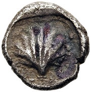 Trihemiobol, Greece (ancient), 500 BC - 450 BC reverse image