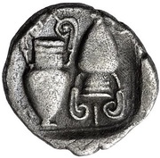 Hemidrachm, Greece (ancient), 370 BC reverse image