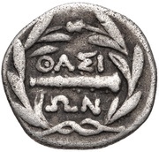 Hemidrachm, Greece (ancient), 196 BC - 180 BC reverse image