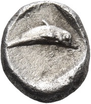 Diobol, Greece (ancient), 450 BC - 400 BC reverse image
