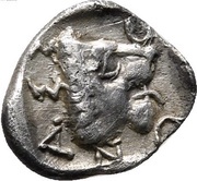 Obol, Greece (ancient), 450 BC - 400 BC reverse image